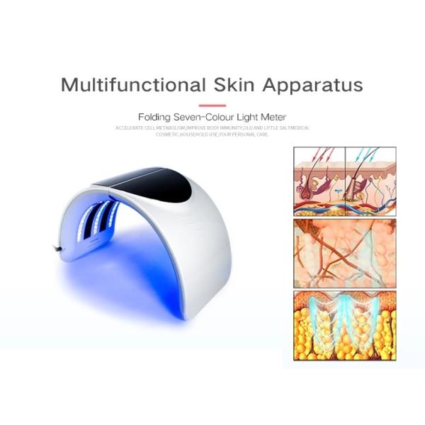 Медицинский класс 7 Цвет Помощь по омолаживанию кожи Уход за телом Pdt Машина для светотерапии