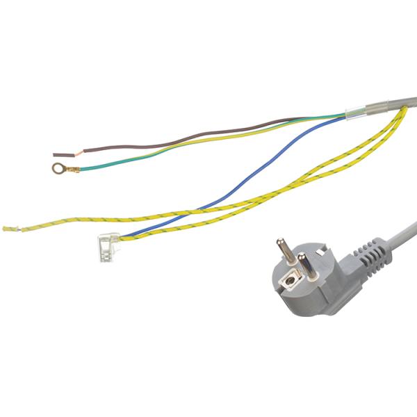 Euro Standard VDE Power Cord Cee7/7 Plug with Terminal Stripped Ended 16A/250V H05vv-f Pvc Flexible Cable Commercial