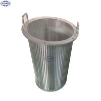 Bon pour la filtration et la fluidité Filtre à fil de Johnson pour l'écran de filtrage tube Filtre en treillis métallique en acier inoxydable pour le puits d'eau