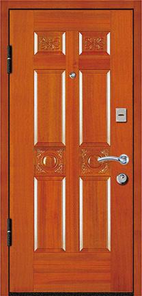 Italy steel wood security armored door