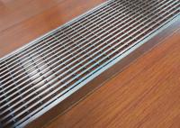 douche compacte linéaire de barre d'épaisseur de 5mm râpant la grille inoxydable de barre d'acier de solides solubles 316
