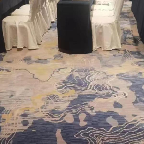 Commercial Flooring Fireproof and Easy-to-Clean Wall to Wall Carpet with Felt Backing