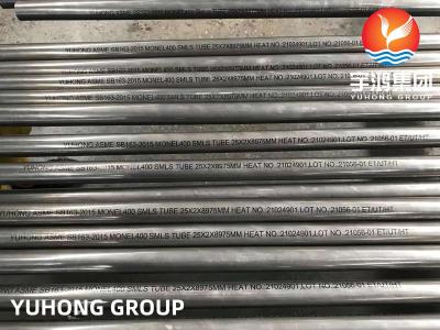 ASME SB163 Monel 400 Nickel / Nickel Alloy Steel Heat Exchanger Tube