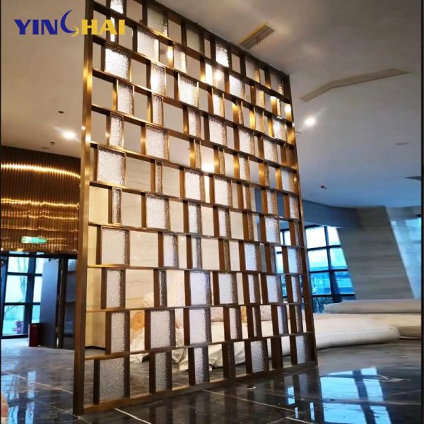 Customizable Metal Room Divider Panels Rustproof Easy Cleaning And Maintenance