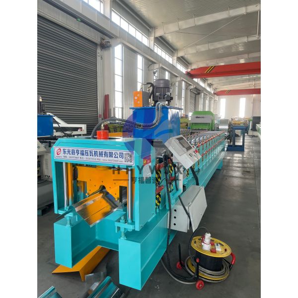 High Precision Durable 300 Ridge Cap Roll Forming Machine with PLC Control for Roofing Systems