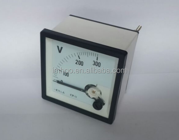 Analog Panel Meter Voltmeter 72x72 AC 300V
