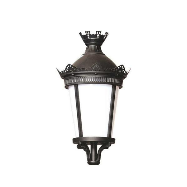 Lâmpadas de jardim antigas europeias ao ar livre Lâmpadas de rua elétricas decorativas Iluminação de estrada impermeável Polones modernos LED Luz solar de rua