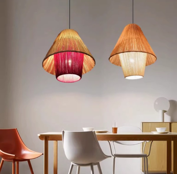 Bamboo Chandelier For Project Rattan Chandelier Retro Art Homestay Tea Room Living Room Bar Rattan Lamp