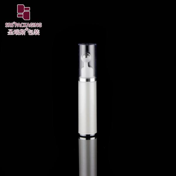 Pearl White Acrylic Cosmetic Roller Bottle 10ml 15ml for Eye Serum Packaging