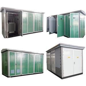 Le mobile en forme de boîte extérieur a préfabriqué la sous-station compacte de transformateur