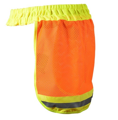 Высокая видимость Безопасность Твердая шляпа Тенистые аксессуары Солнце с отражающей лентой