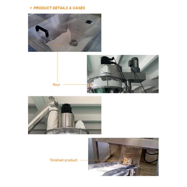 Harina de maíz de relleno de la leche de la empaquetadora de la comida automática de 10g 100g 250g Chili Cocoa Powder