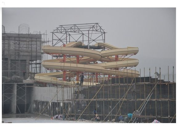 Customize Adult / Kids Waterpark Project , Theme Water Amusement Design / Customized Water Slide