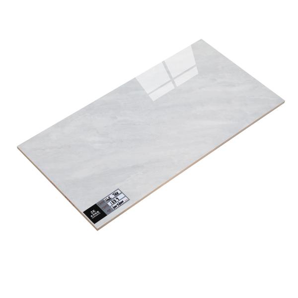 Carrelage mural en céramique aspect marbre blanc émaillé 300X600mm