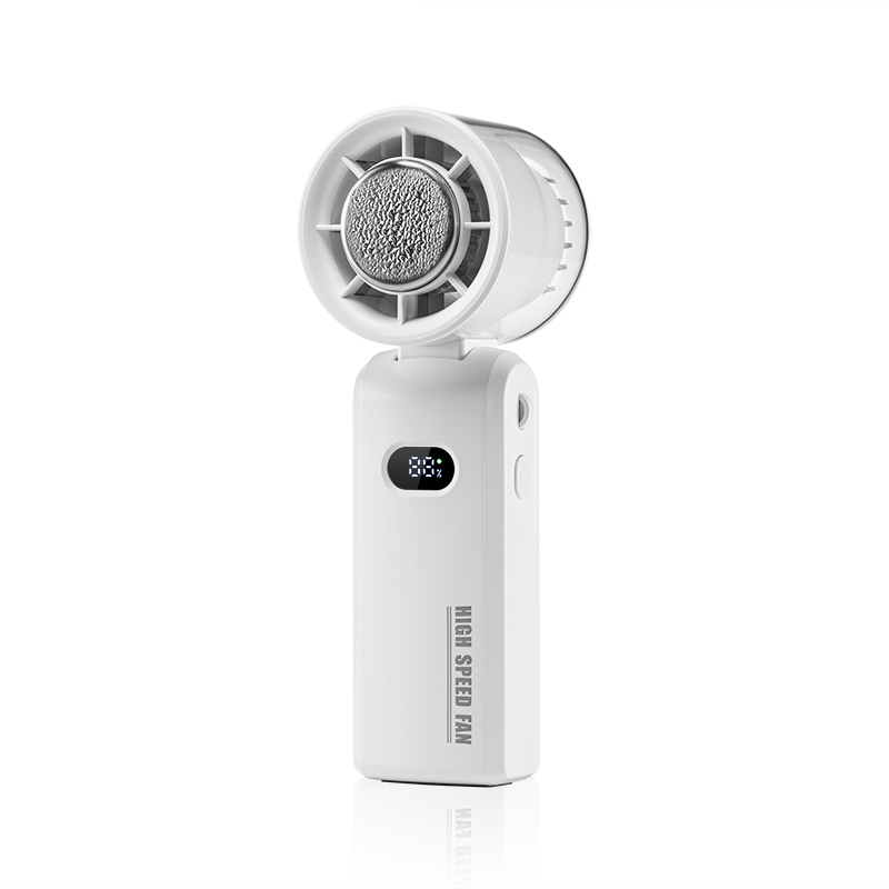New Hanging Rope Design Refrigeration 100 Speed Mini Turbo Cooling Usb Cold Compress Ice Handheld Portable Neck Fan With Lanyard