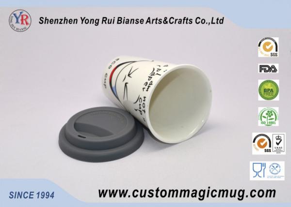 Unique Eco-friendly Custom Design Starbucks Ceramic Mug with Lid