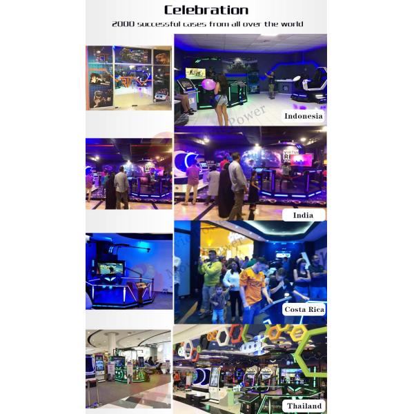 Платформа игры космоса ХТК Виве 9Д ВР стоящая/взаимодействующий игровой автомат стрельбы ВР