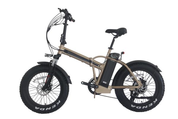 Offroad 20 Fat Tyre Folding Electric Bike With Tektro Disc Brake