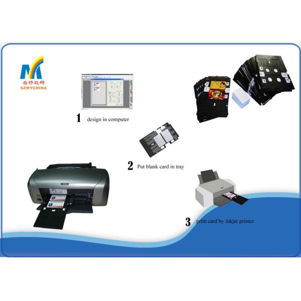 White Plastic Custom Plastic Cards