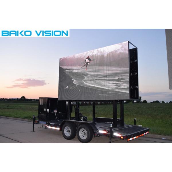 P4.81 P6.67 Mobile LED Screen Led Mobile Advertising Billboard With High Brightness