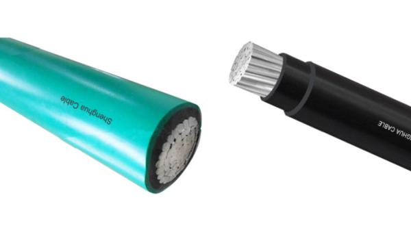 Single core aluminum PVC Insulated Cables AL / PVC Power Low voltage
