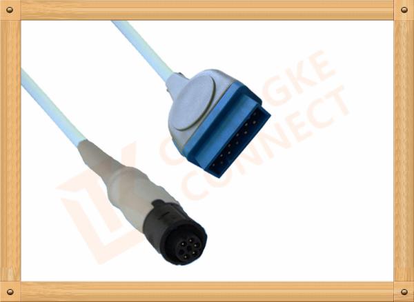 GE Marquette Invasive Blood Pressure Cable IBP Adapter Cable Medex Logical