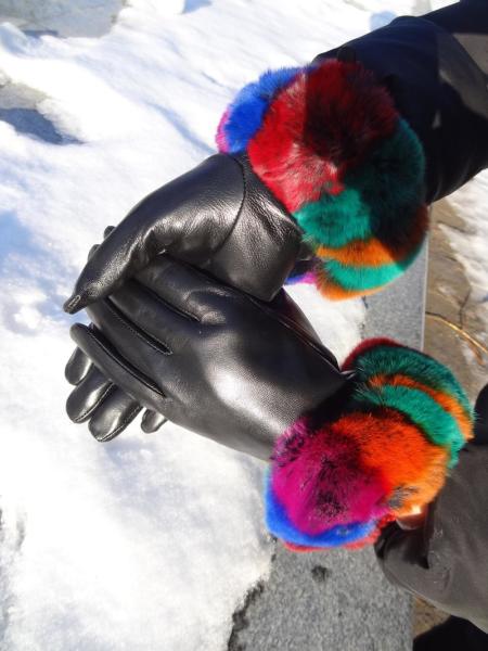 Original promotional sex leather gloves for women