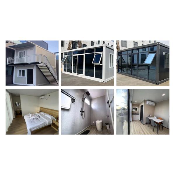 Custom Luxury Detachable Homes 20 Foot Container Prefabricated Waterproof Container House with Multi-function Design