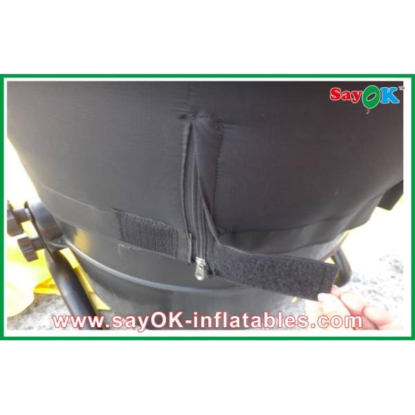 Рекламировать человека танцев крупного плана раздувного человека дружественного к Эко 3m танцора воздуха для церемонии открытия ресторана