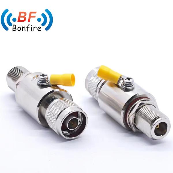 UHF RF Coaxial Cable Connector N-M to N-F Interface for Connection in Any Weather