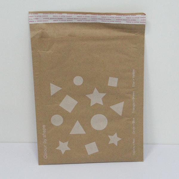 Biodegradable Bubble Pouch Bags 15x25cm Compostable Bubble Mailer
