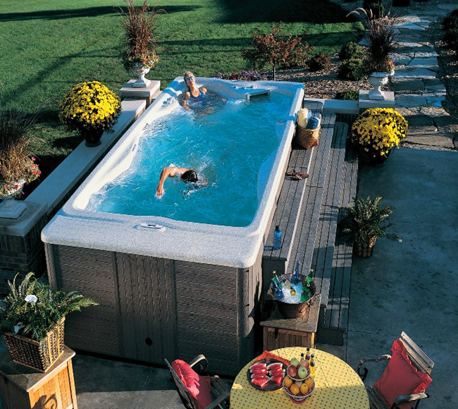 Custom 38A whirlpool massage outdoor swim luxury bath spa tubs, 3500 * 2250 * 1070mm