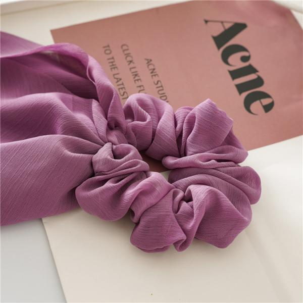 Europe Usa spring summer chiffon thin bow streamer fringed cross-border hot sales women's headwear fabric hair band