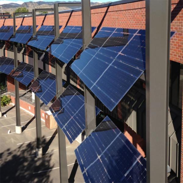 Environment Friendly Building Integrated Photovoltaics Fences For Villa Buildings