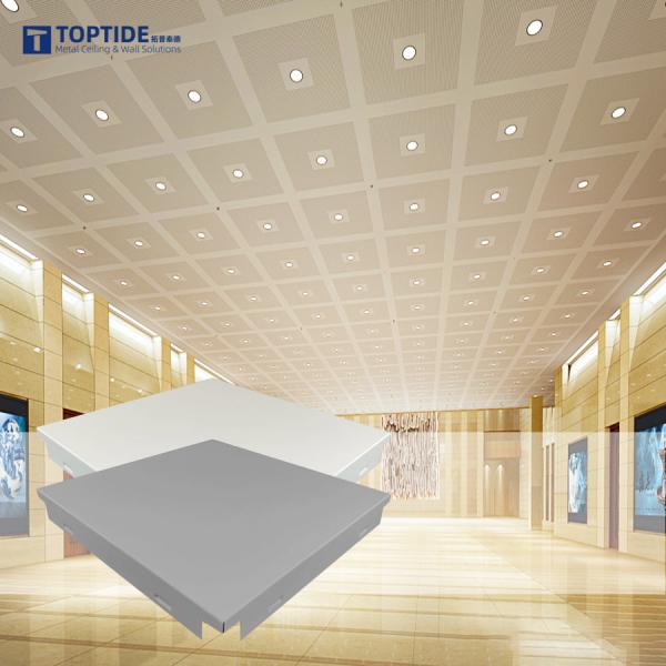 2.0mm Aluminium Ceiling Panel RAL9010 Pure White High Humidity Resistance Edge