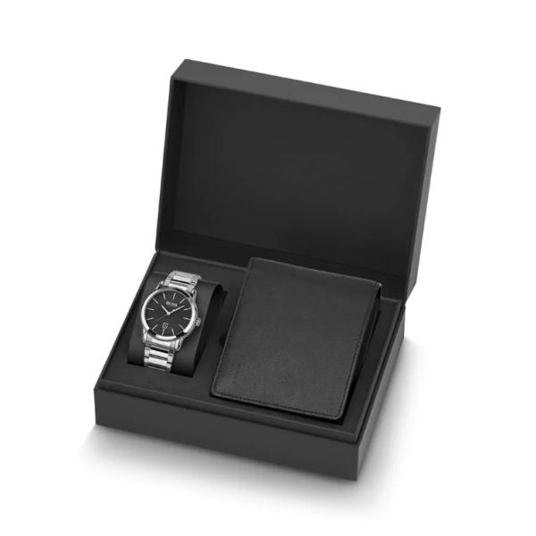 Black Cardboard Watch Box Gift Packaging 2mm Thickness ISO9001:2008