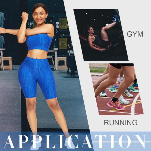 Двухкомпонентные женские спортивные фитнес-сооружения для йоги с 90% полиэстером 10% спандексами