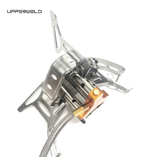 Наружная кулинария портативный горелка круглый нержавеющая сталь печь голова кемпинг газовый плот