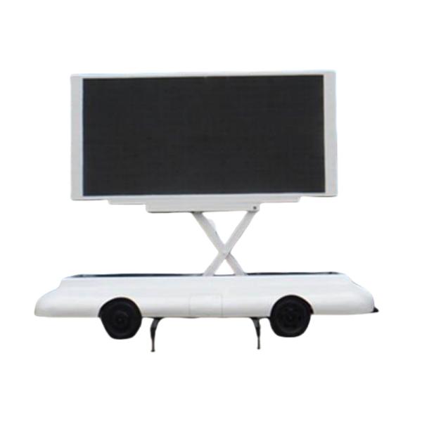 Traction Led Advertising Vehicle   2ton 4*2m LED Screen  Trailer Mobile Advertising Truck