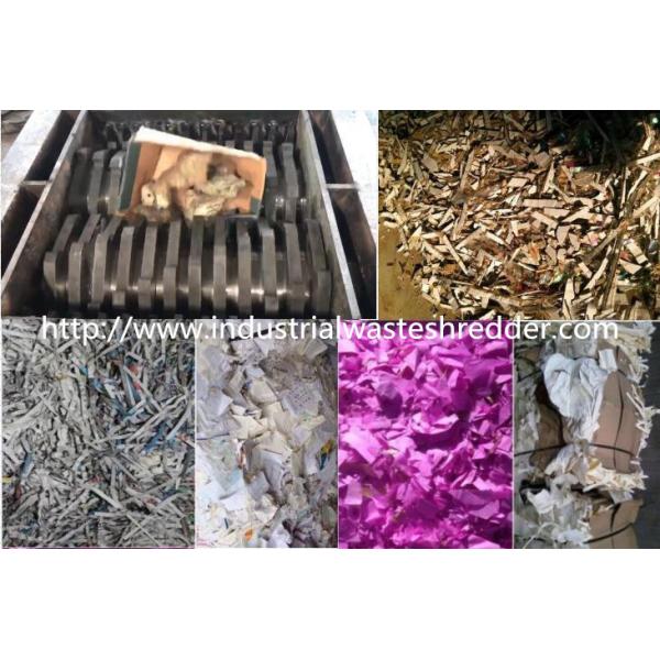 Шредер вала ненужного картона двойной, промышленная машина бумажного шредера