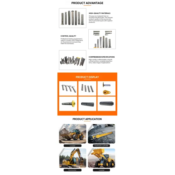 Steel Pins Bushing with High Frequency Heat Treatment for Excavator 207-30-75320
