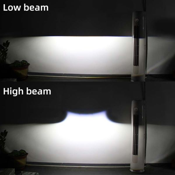5000 Lumens 48W 2.0 Inch LED Fog Lamps Dual Beam 6000K For Cars Motorcycles