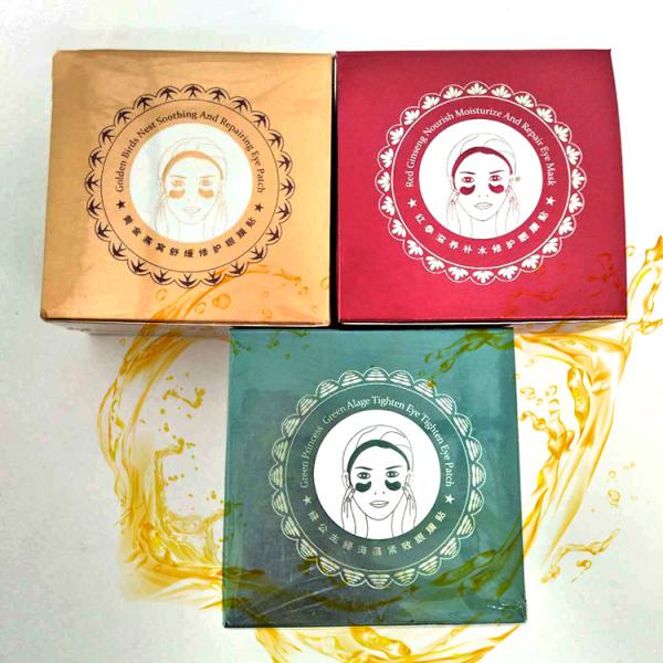 Gold Collagen Eye Patch Gel Mask Pad , Anti Aging Wrinkles Face 24k Gold Eye Mask