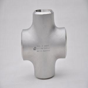 Stainless steel butt weld cross