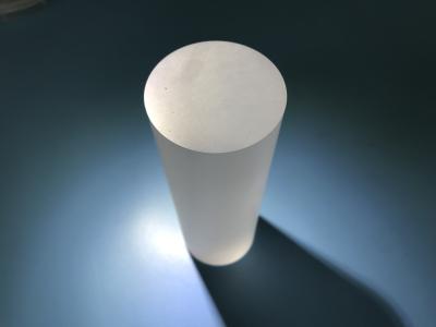 Safira sintética ótica redonda Rod um comprimento de 1 - 200 milímetros com cor branca