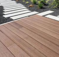 3d gravou o revestimento composto plástico de madeira exterior do Decking de madeira de WPC