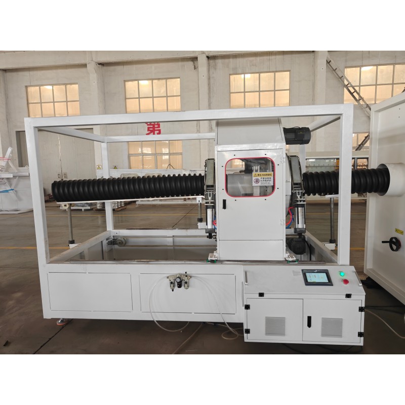Single Double Wall Corrugated Pipe Extrusion Line Suitable for PP PE Plastic Processing Applications Max Pipe Diameter 1600mm