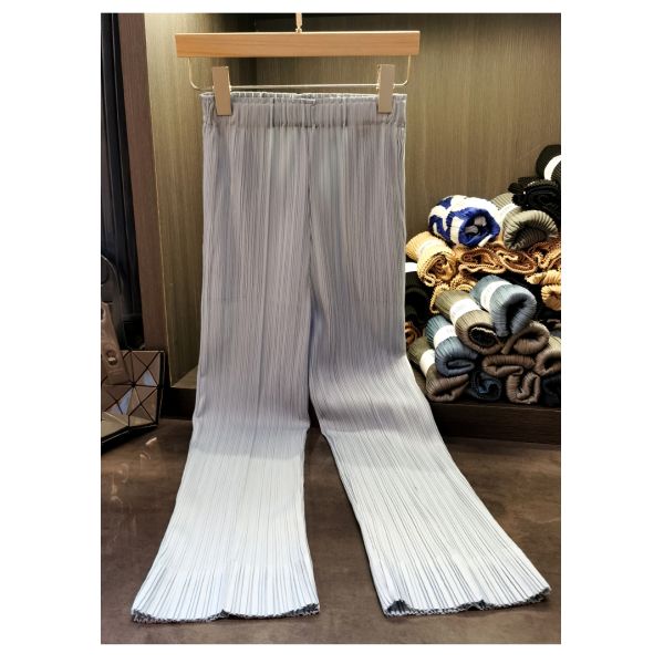 2024 Summer New Casual Pants for Women All-matching Pleated High Waist Wide Leg Pants Trousers