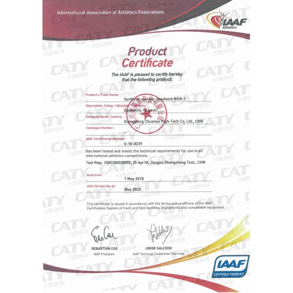 Iaaf Approved Standard Sky Blue Spray Coated Sandwich Athletic Rubber Running Track For Sports Fields