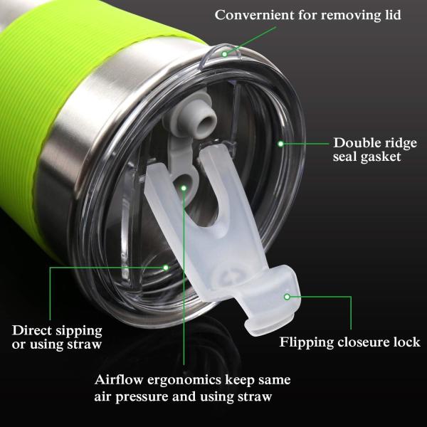 Stainless Steel Children Smoothie Drinking Sippy Cups Electric Hot Water Cup with Break Resistant Feature